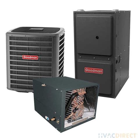 4 Ton 16 Seer 96 Afue 120000 Btu Goodman Furnace And Air Conditioner