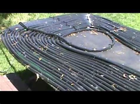 If you are looking to add a solar heating system to your swimming pool and have questions about how to install solar panels, read on. SWIMMING POOL SOLAR HEATER - YouTube
