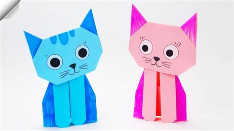 Origami Cat Paper Crafts In 2023 Origami Cat Paper Crafts Origami