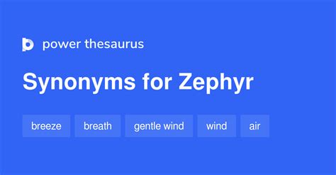 Zephyr Synonyms 473 Words And Phrases For Zephyr