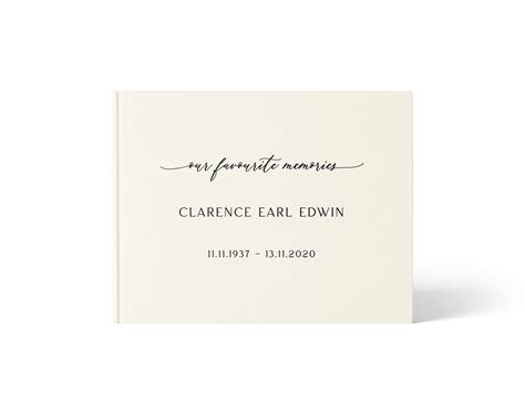 Serene Remembrance | Funeral Guest Book - Evergreen Three – Evergreen Lane