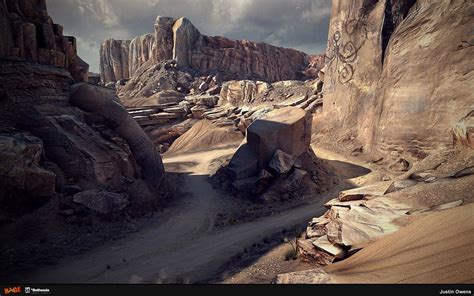 Artstation Rage Wasteland 1 Justin Owens Environment Concept Art