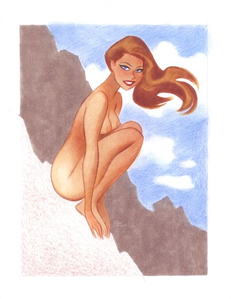 Naughty And Nice Teaser Pin Up Bruce Timm In Jon Hess S Timm