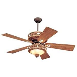 By helping to push cold air down from the ceiling to the floor, a fan can make any room feel significantly more. 52" Monte Carlo Durango Western Ceiling Fan - - Amazon.com