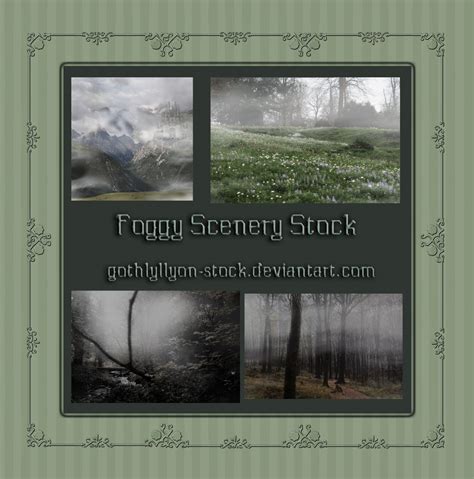 Foggy Scenery Stock By Gothlyllyon Stock By Gothlyllyon Sotck On Deviantart