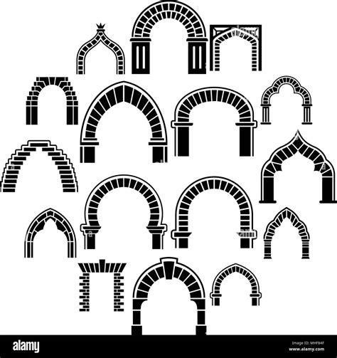 Islamic Arch Black And White Stock Photos And Images Alamy