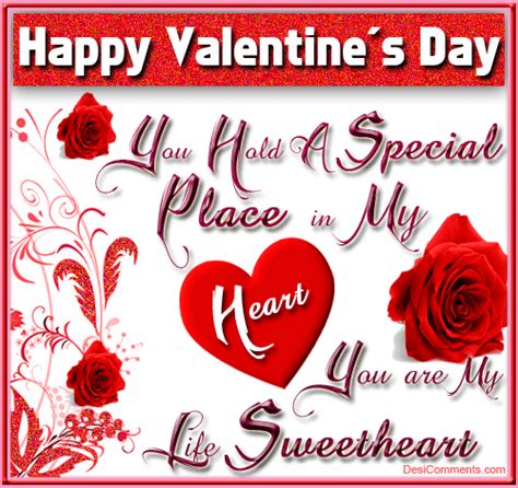 Happy Valentines Day You Hold A Special Play In My Heart Pictures