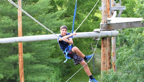 Summer High Ropes Challenge At Eagle Bluff Eagle Bluff