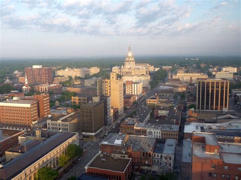 Springfield Illinois From The 30th Floor Of The Hilton The Tallest