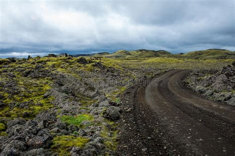 Volcanic Landscape In Lakagigar Iceland Stock Photo Image Of