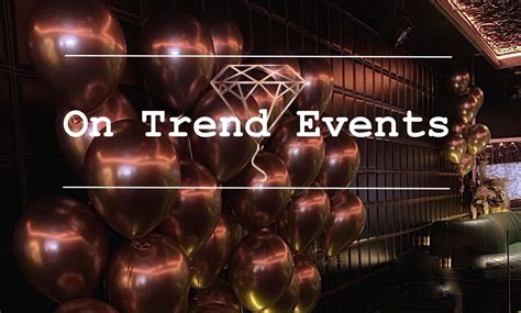 On Trend Events Party Decorations Event Hire