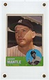Lot - 1963 Topps #200 Mickey Mantle Card