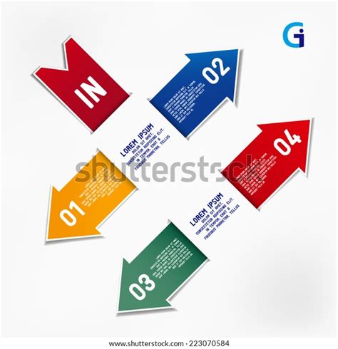 Change Arrow Vector Conception Stock Vector Royalty Free 223070584