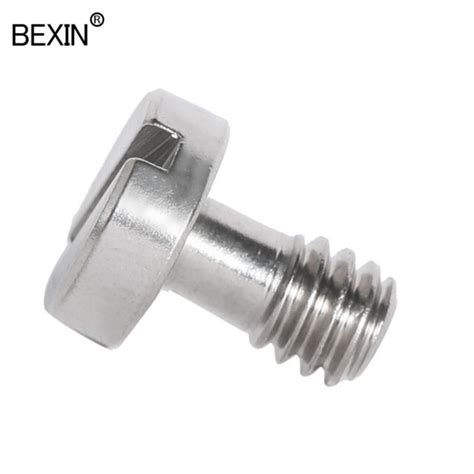 5pcs 14 20 Stainless Steel Flat Head Camera Slotted Round Screw For