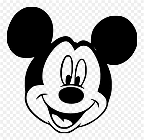 Download Mickey Mouse Head Png Image Black And White Mickey Mouse