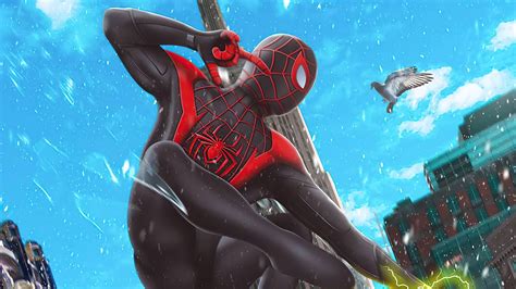 Video Game Marvels Spider Man Miles Morales 4k Ultra Hd Wallpaper By