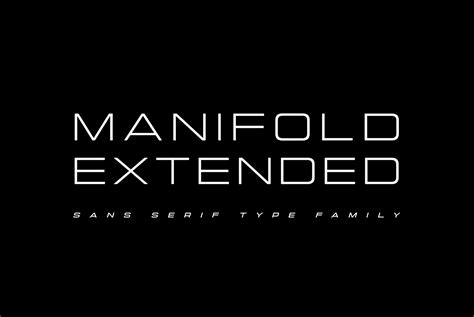 Manifold Extended Cf Wide Sans Serif Sans Serif Fonts ~ Creative Market