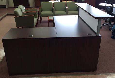 Reception Desk W Transaction Counter Discount Office Furniture Inc