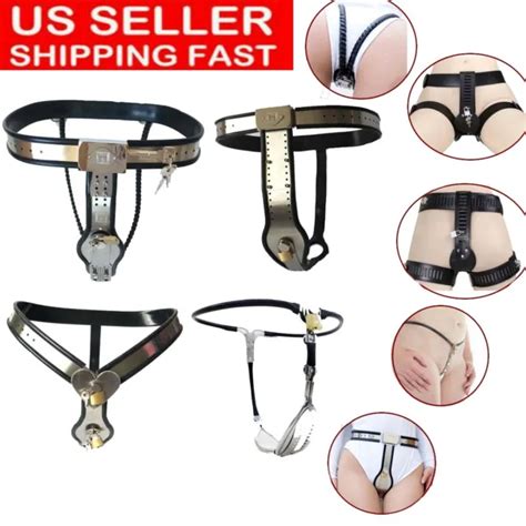 Female Stainless Steel Chastity Belt Underwear Invisible Thong Pants Device Bdsm Picclick