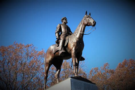General Lee Equestrian Statue Gettysburg Photograph