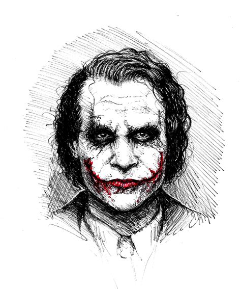 The Dark Knight Joker Heath Ledger On Behance