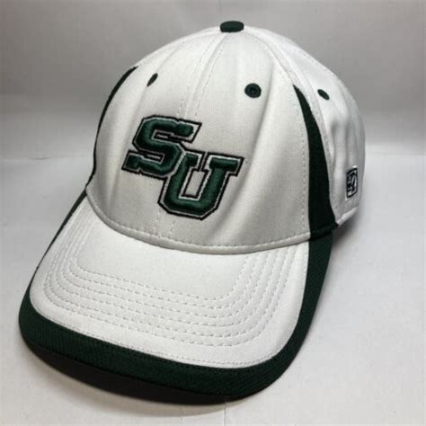 The Game Stetson University Hatters Su White Green Stretch Fit Med