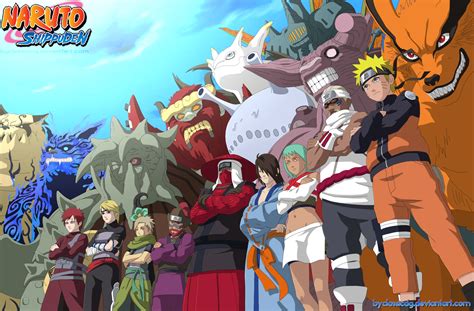 Naruto All The Shinobies Who Have Tamed The Tailed Beasts