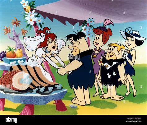 Pebbles Fred Flintstone Wilma Barney Rubble And Betty Television I