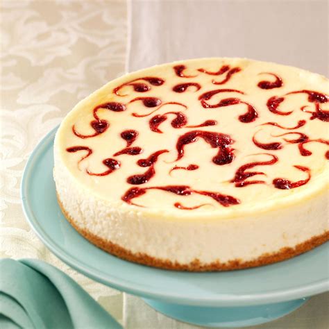 Delicious raspberries and blackberries make. White Chocolate Raspberry Cheesecake Recipe | Taste of Home