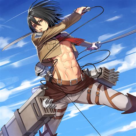 Mikasa Ackerman Shingeki No Kyojin Drawn By Ogami Danbooru