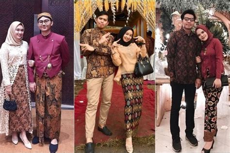 Ada baju kondangan muslim syar'i couple pernikahan brokat batik terbaru. Baju Kebaya Couple Pasangan - Couple Keren