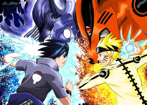Naruto Vs Sasuke By Sirshine On Deviantart