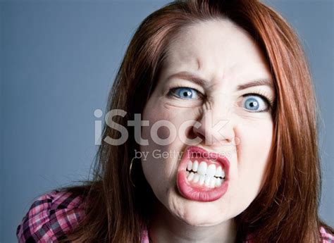 Crazy Angry Redhead Woman Stock Photo Royalty Free Freeimages