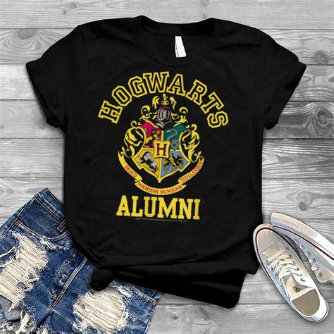 Harry Potter Hogwarts Alumni Crest T Shirt
