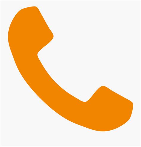 Telephone Clipart Phone Orange Phone Icon Orange Png Free