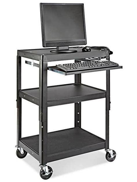Mobile Computer Carts Mobile Workstation Carts In Stock Uline
