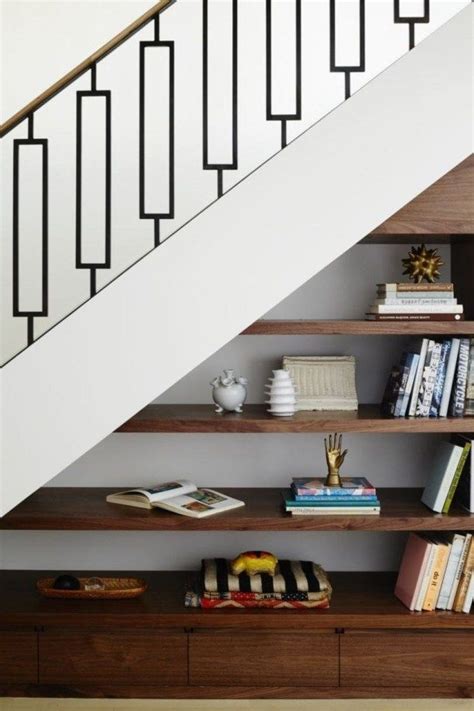 Stairs building materials vary, from traditional and popular hardwood, like oak, ash, beech, larch or contemporary veneer, that are light and strong, to contemporary concrete, metal, natural stone and glass. 23 Clever Under The Stairs Storage Solutions | Interior stairs, Staircase design, Modern stairs