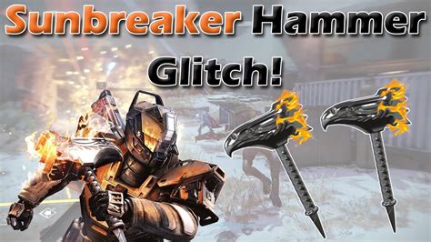 Destiny Sunbreaker Hammer Glitch Throw Hammers Faster Youtube