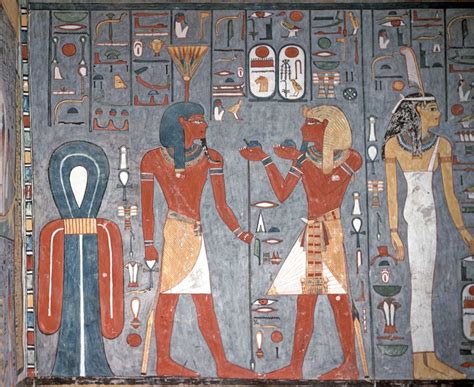 Tomb Of Ramesses I Ancient Egyptian Artwork Egyptian Art Ancient