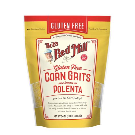 Bobs Red Mill Corn Grits Polenta Gluten Free 24 Oz Pack Of 1