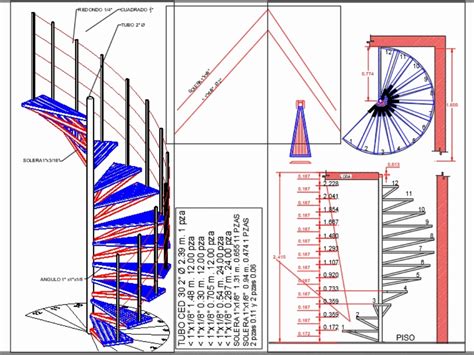 How To Draw Spiral Staircase In Autocad 3d Design Talk