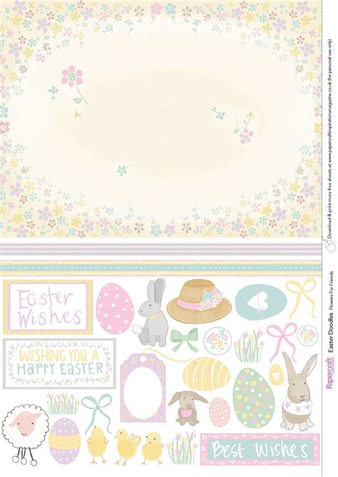 Free Easter Printables From Papercraft Inspirations 137 Papercraft