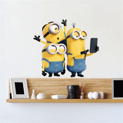 Minions Wall Decal Sticker Kids Room Despicable Me Decor Dorm Rooms Re