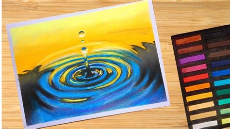 Easy Soft Pastels Tutorial Soft Pastel Drawing Water For Beginners