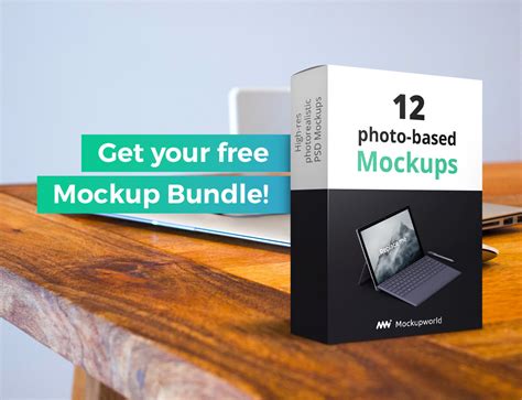 Download The Free Mockup World Bundle Mockup World
