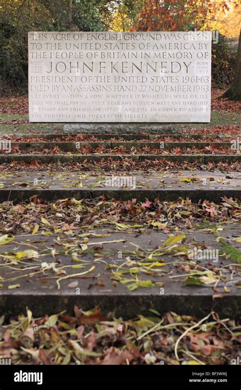 Runnymede Surrey The Kennedy Memorial Made Of Portland Stone Dedicated