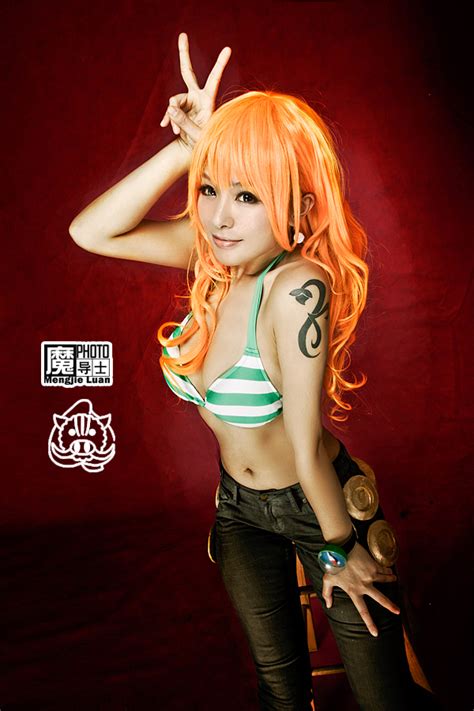 khairul s anime collections 49 one piece anime wallpaper of nami cosplayer