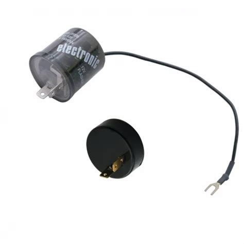 2 TERMINAL TURN Signal Flasher Switch For LED Lights 12V POLARITY