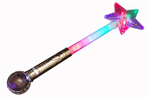 Light Up Multicolor Star Ball Wand