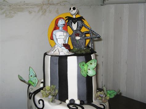 Jack Skellington And Sally This Weekends Wedding Cake Was Flickr